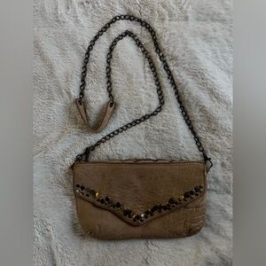 Origi Genuine Leather Crossbody Shoulder Bag Chain Strap Made in Italy P’elle